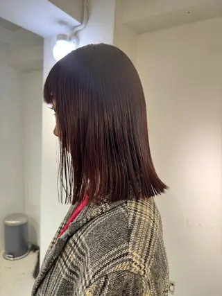 セミロング カラー 繭所属・こはる／ハードパーマ /癖毛風パーマ🧃のヘアスタイル