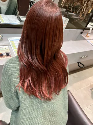 セミロング カラー 🫧Ai/ ロロネー森ノ宮💖のヘアスタイル