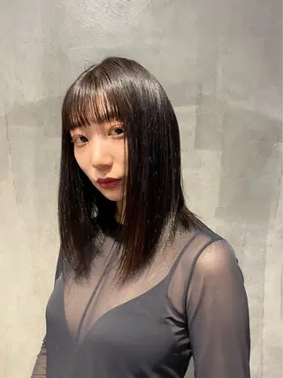 セミロング カラー Mahoメンズヘア 🦋デザインカラーのヘアスタイル