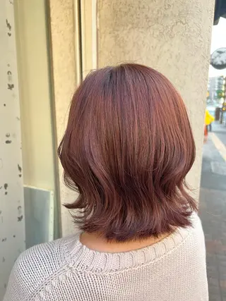 ミディアム カラー haru .のヘアスタイル