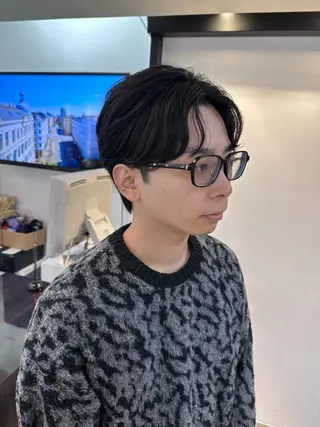 パーマ メンズ mio/【日本橋】 パーマモデルのヘアスタイル