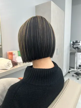 ミディアム 山﨑 燦人のヘアスタイル