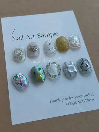 ネイル 🎀 Hiyubi._.nail 🫧所属・🎀フェイ フェイ🫧💗のネイルデザイン