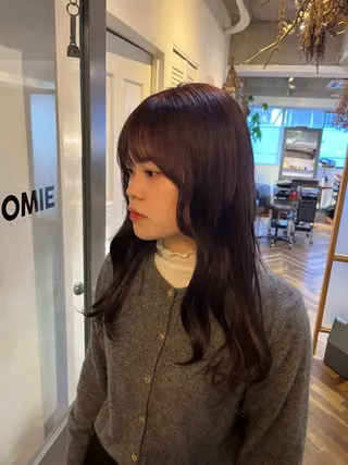 ロング カラー HOMIE TOKYO所属・sora / 渋谷 / ハイトーンのヘアスタイル