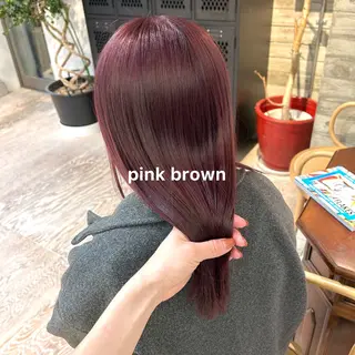 カラー 暖色カラー推し/ トヤエリコのヘアスタイル