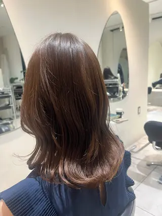 ミディアム カラー 🫧美髪縮毛矯正🫧 横山 遥のヘアスタイル
