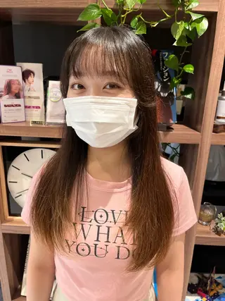 セミロング dogstar小林諒 レイヤー/パーマのヘアスタイル