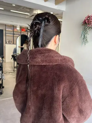 ヘアアレンジ 土田 愛友のヘアスタイル