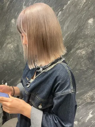 ミディアム カラー SALOWIN原宿iori B１階所属・🫧美髪育成美容師 WASHIZU🫧のヘアスタイル