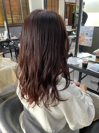 ロング カラー カットモデル 募集✨のヘアスタイル