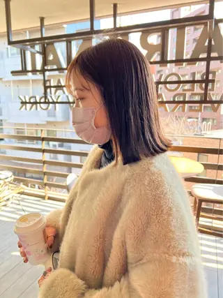 ショート Leverage New York所属・小滝 楓のヘアスタイル