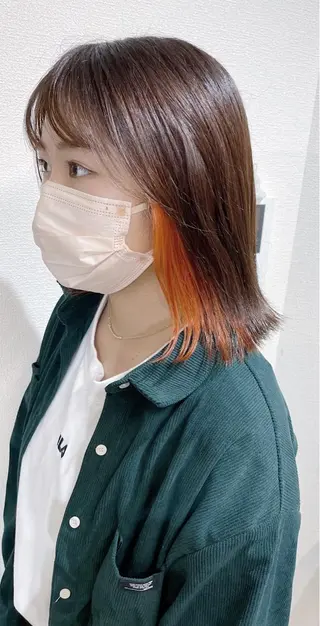 ショート カラー ケアブリーチ /髪質 改善/古橋圭史郎のヘアスタイル