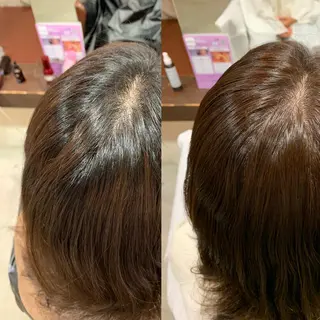 カラー 田中 鈴乃のヘアスタイル