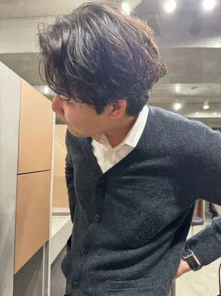 ショート 吉田一輝 外国人パーマのヘアスタイル