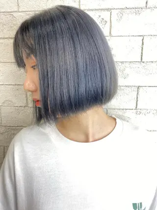 ショート カラー Eleanor立川北口所属・🦋YUI 髪質改善 ブリーチ 着付け🦋のヘアスタイル