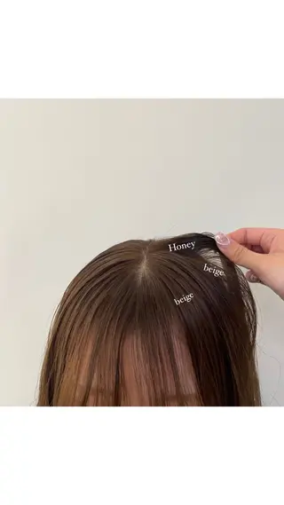 セミロング カラー Parve Mix /頓宮 稚愛🤍のヘアスタイル