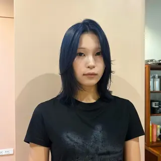 ミディアム カラー ゆるふわガーリーst yle🩰yuukaのヘアスタイル