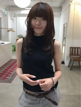 ロング Taat.所属・松林 芽依のヘアスタイル