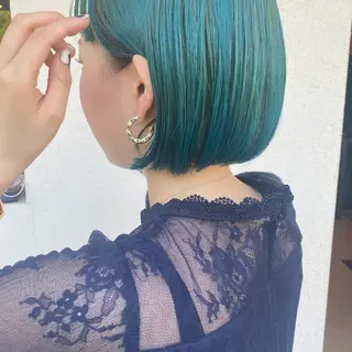 ミディアム カラー 中村 瑞希のヘアスタイル