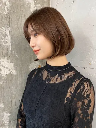 ミディアム カラー code+lim所属・平沼 祐哉/パーマのヘアスタイル