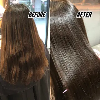 ミディアム alpha. カラーエクステ下妻のヘアスタイル