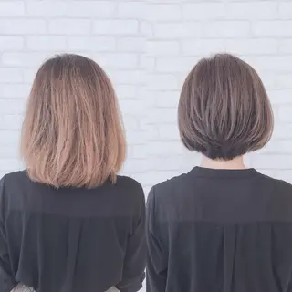 ミディアム アビリタ 警固のヘアスタイル