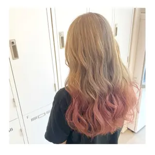 ロング カラー YUNA ユウナのヘアスタイル