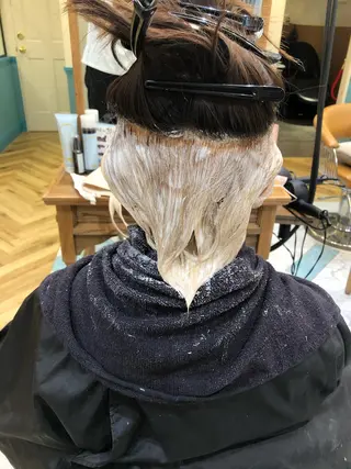 ショート カラー パーマ ヘアアレンジ Londideal 高橋ヒロシのヘアスタイル