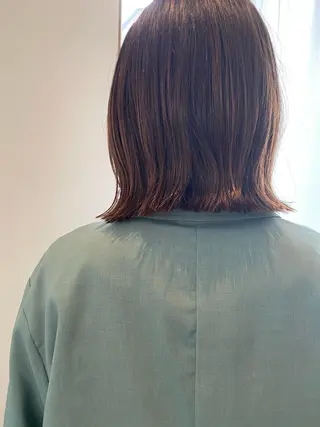 ミディアム カラー ヘアアレンジ Nancy所属・束感まつげ❤︎ あみのマツエク・マツパデザイン