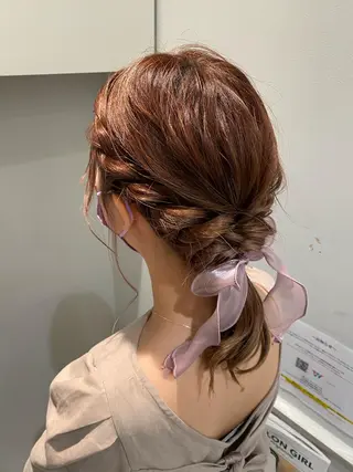 ヘアアレンジ mira share salon所属・ブリーチカラー🐼 sayukiのヘアスタイル