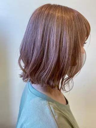 ミディアム カラー ✴︎ヒラガカナ✴︎ ECLAT HAIRのヘアスタイル