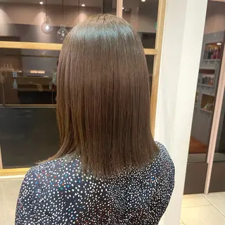 ミディアム カラー 顔まわり/レイヤー/ 透明感/まいな🥨のヘアスタイル