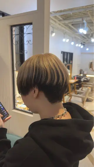 メンズ 😈せいと😈 ハイトーン/縮毛矯正のヘアスタイル