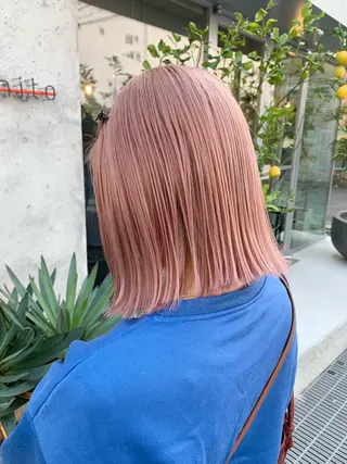 カラー SOYONなんば所属・難波/ハイトーン特化 🎀MIU🎀のヘアスタイル