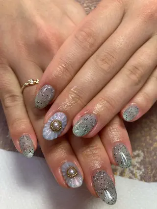 ネイル rukianail 新里のネイルデザイン