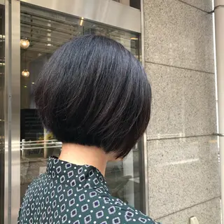 ショート ノツコウダイ /ぱつっとボブのヘアスタイル