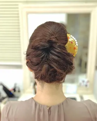 ヘアアレンジ 似合わせヘアメイク 💐オダギリチアキのヘアスタイル