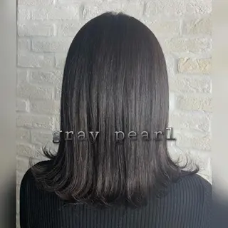 ミディアム カラー ヘアアレンジ SALOWIN Frente店所属・個室で似合わせ好印象 🧡外山弥千代のヘアスタイル