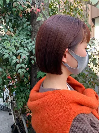 ショート パーマ/ボブ/ レイヤー/豊浦翔太のヘアスタイル