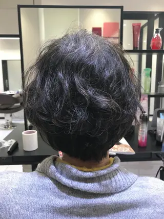 ショート パーマ Renatus店長 金子裕美のヘアスタイル