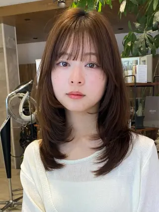 ミディアム 無料カットモデル/ ショート特化/荒砂のヘアスタイル