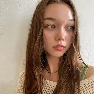 ロング ヘアアレンジ 顔周りレイヤー 🎀マリノのヘアスタイル