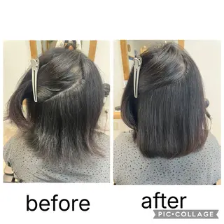 ミディアム Gift.hair&spa所属・森崎 歩のヘアスタイル