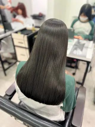 ロング カラー kei/透明感カラー /縮毛矯正/メンズのヘアスタイル