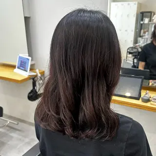 ミディアム パーマ Agu hair noman マナのヘアスタイル
