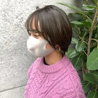 ショート カラー kimika🥑 メンズ/髪質改善のヘアスタイル