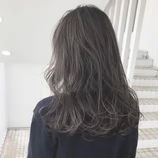 セミロング カラー ヘアアレンジ キッズ カラー特化サロン Eir心斎橋のヘアスタイル