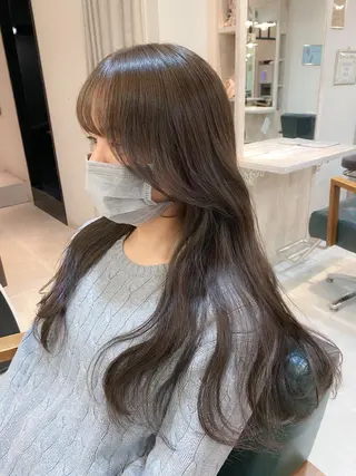 ロング カラー ヘアアレンジ 🎀透明感カラー🎀 Suzuka♡のヘアスタイル