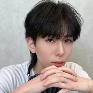 ミディアム カラー パーマ メンズ メンズZina代表 田端 麗治のヘアスタイル