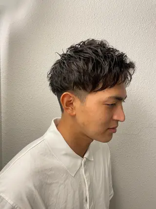 ショート パーマ さくま 佐久間のヘアスタイル